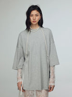 Load image into Gallery viewer, Oversized Long Tee [2 Colours]
