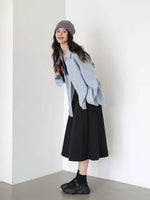 Load image into Gallery viewer, Oversized Checked Shirt in Blue
