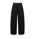 Load image into Gallery viewer, Korean Yard Carrot Denim Jeans in Navy
