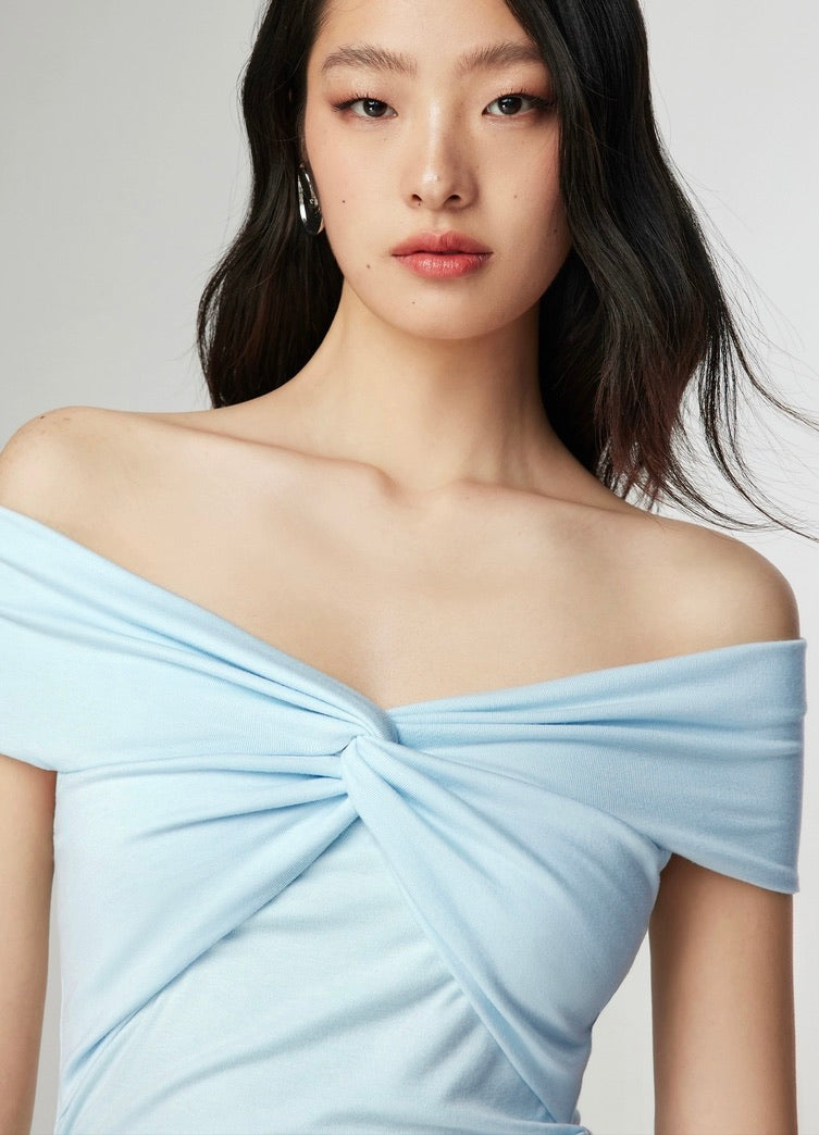 Off Shoulder Twist Top [2 Colours]