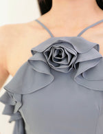 Load image into Gallery viewer, Rose Ruffle Drape Dress [2 Colours]
