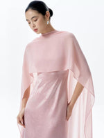 Load image into Gallery viewer, [Customizable] Multi-Way Drape Floral Printed Gown in Pink
