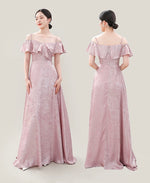 Load image into Gallery viewer, Chinoiserie Evening Gowns in Pink
