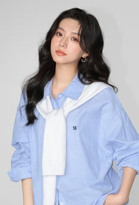 Oversized Mini Logo Shirt [2 Colours]