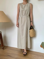 Load image into Gallery viewer, Korean 2-Way Tie Maxi Dress [2 Colours]
