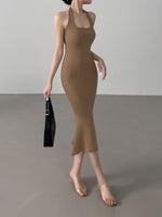 Load image into Gallery viewer, Stretch Halter Bodycon Mermaid Dress [5 Colours]
