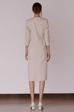 Load image into Gallery viewer, Korean Marco Tweed Dress [2 Colours]
