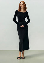 Load image into Gallery viewer, H-Line Slit Skirt [3 Colours]
