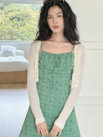 Load image into Gallery viewer, Floral Cami Mini Dress in Green
