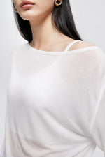 Load image into Gallery viewer, [Ready Stock] Tencel Sheer Top - S
