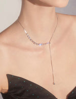 Load image into Gallery viewer, Diamante Drop Chain Necklace
