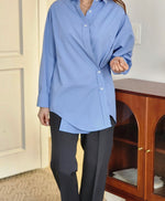 Load image into Gallery viewer, [KR] Lemage Multiway Oversized Shirt in Limestone
