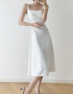 Load image into Gallery viewer, Side Gathered Flare Midi Dress [5 Colours]
