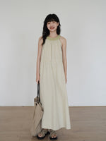 Load image into Gallery viewer, Pocket Maxi Dress in Greige
