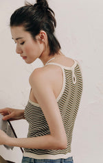 Load image into Gallery viewer, Printed Knit Sleeveless Top in Multi
