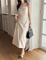 Load image into Gallery viewer, Korean Hanel Pencil Cami Dress [2 Colours]

