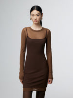 Load image into Gallery viewer, Layer Camisole Sheer Dress [2 Colours]
