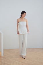 Load image into Gallery viewer, Korean Tailored Peplum Camisole Top [2 Colours]
