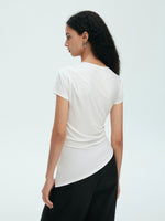 Load image into Gallery viewer, Tencel Blend Asymmetric Twist Top [2 Colours]
