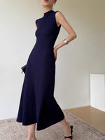 Load image into Gallery viewer, Sleeveless Ribbed Midi Dress [2 Colours]

