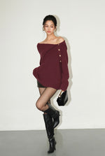 Load image into Gallery viewer, 2-Way Button Knit Sweater [3 Colours]
