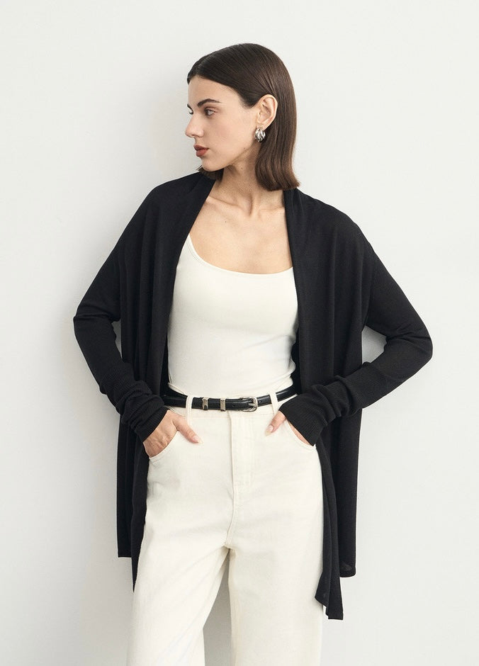 Tencel Open Drape Cardigan [2 Colours]