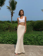 Load image into Gallery viewer, Satin Mermaid Maxi Skirt [2 Colours]
