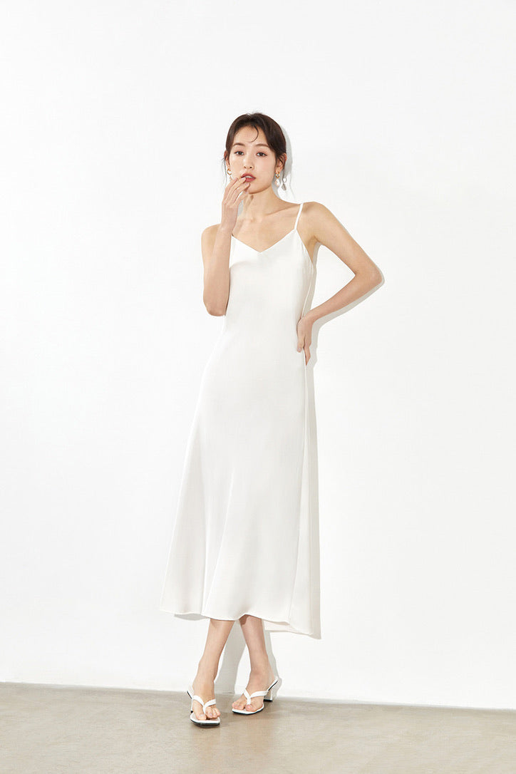 V Cami Slip Dress [3 Colours]