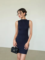 Load image into Gallery viewer, High Neck Bodycon Mini Dress [2 Colours]

