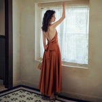 Load image into Gallery viewer, [Ready to Ship] Sandstone Cami Midi Dress in Orange
