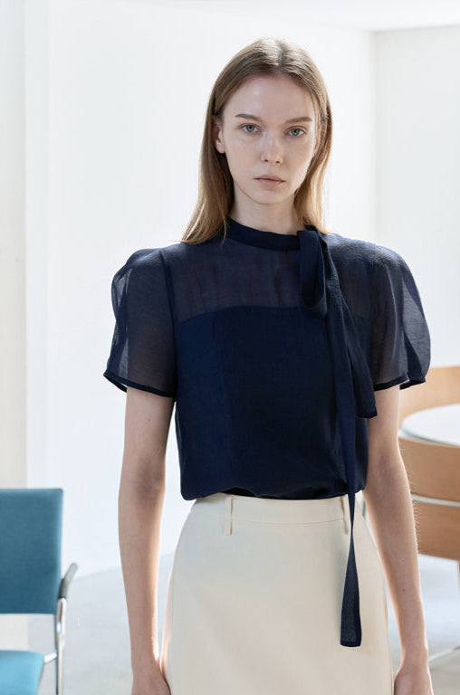 *Limited Edition* Korean Beau Tencel Blouse [3 Colours]