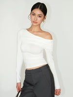 Load image into Gallery viewer, Off Shoulder Shirring Top [3 Colours]
