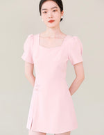 Load image into Gallery viewer, Cheongsam Mini Skort Jumpsuit in Pink
