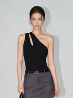 Load image into Gallery viewer, Toga Cutout Ribbed Top [3 Colours]
