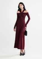 Load image into Gallery viewer, Multi-way Halter Off Shoulder Dress [2 Colours]
