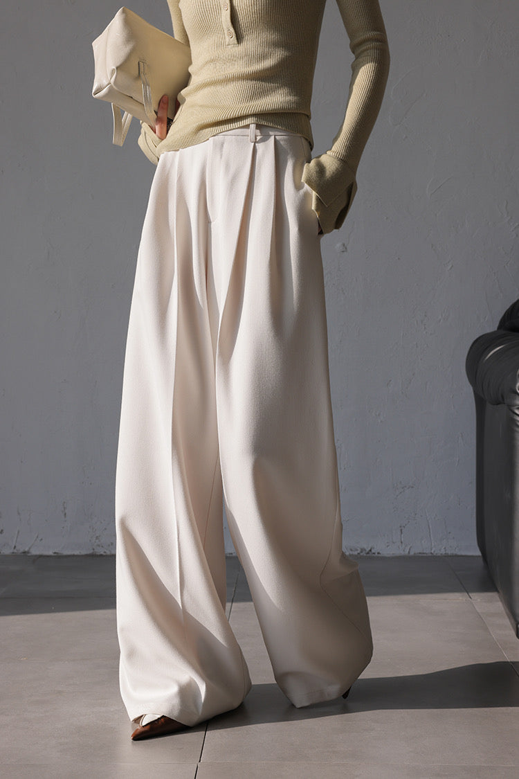 Wide Flare Leg Trousers [2 Colours]