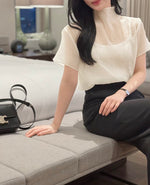 Load image into Gallery viewer, Korean Hills Sheer Top [2 Colours]
