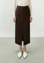 Load image into Gallery viewer, H-Line Slit Skirt [3 Colours]
