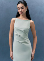 Load image into Gallery viewer, Boatneck Sheath Midi Dress [3 Colours]
