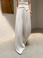 Load image into Gallery viewer, Textured Bustier Top + Pants Set in Beige
