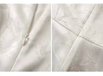 Load image into Gallery viewer, [Customizable] Printed Satin Toga Gown in White
