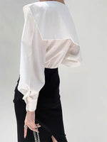 Load image into Gallery viewer, Oversized Collar Shirt in White
