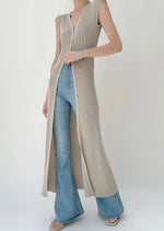 Load image into Gallery viewer, Multi-way Knit Dress in Off Grey
