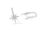 Load image into Gallery viewer, Long Star Sparkle Earrings
