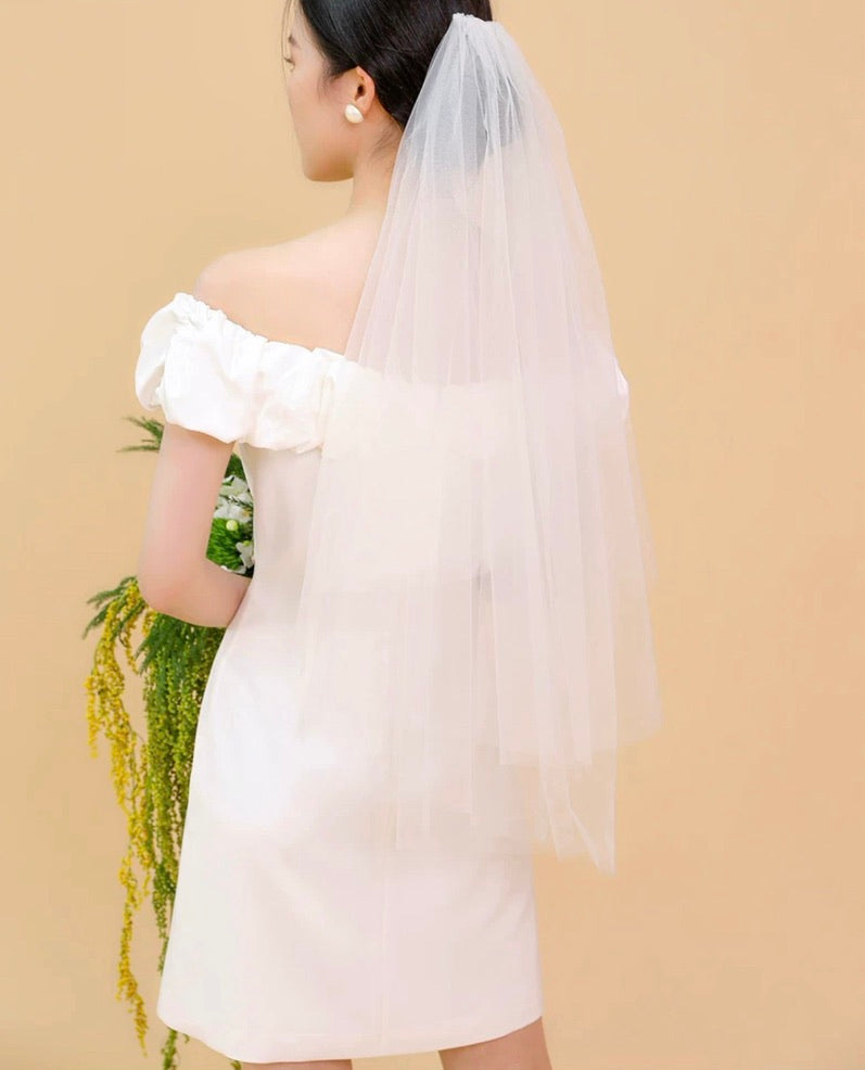 Classic Wedding Veil - Mid