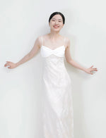 Load image into Gallery viewer, Lace Layered Gown in White
