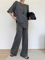 Load image into Gallery viewer, Relaxed Knit Top// Pants Set [3 Colours]
