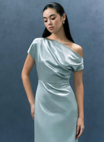 Load image into Gallery viewer, Toga Drape Sheen Maxi Gown [2 Colours]
