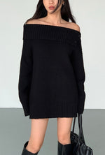 Load image into Gallery viewer, 2- Way Woolly Knit Dress Sweater [2 Colours]
