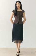 Load image into Gallery viewer, Korean Silon Linen Blend Vest Top [2 Colours]
